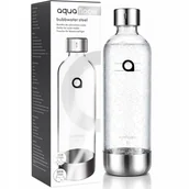 Akcesoria i części AGD - STALOWA BUTELKA DO SATURATORA WODY BUTELKA NA WODĘ AQUAFLOOW 0,8L BEZ BPA - miniaturka - grafika 1