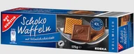 Ciastka - Edeka Ciastka Gofry z całej czekolady mlecznej 175g - miniaturka - grafika 1