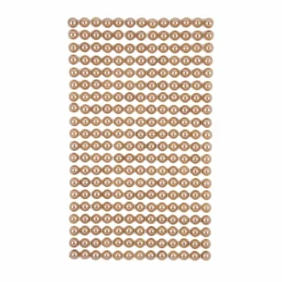 Perełki samoprzylepne Beige 6mm 260szt - Dalprint - Zabawki kreatywne - miniaturka - grafika 1
