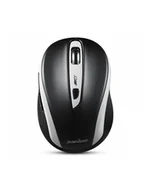 Myszki - Perixx PERIMICE-721 optyczna 1600dpi 2.4 GHz, czarno-biała, silent, cicha, bezklikowa - miniaturka - grafika 1