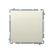 Wyłączniki światła i elektryczne - Wyłącznik schodowy BASIC bez piktogramu - beżowy - miniaturka - grafika 1