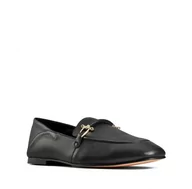 Półbuty damskie - Clarks Pure 2 Loafer [Black Leather] - Rozmiar 39.5 - miniaturka - grafika 1