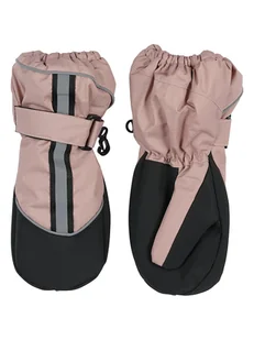 COLD Rękawiczki w kolorze szaroróżowym - Szaliki i chustki dla dzieci - miniaturka - grafika 1