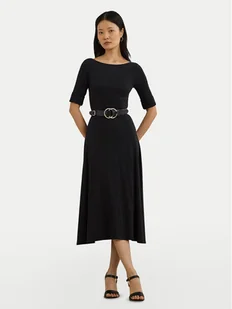 LAUREN RALPH LAUREN Sukienka codzienna 200973599001 Czarny Slim Fit - Sukienki - miniaturka - grafika 1