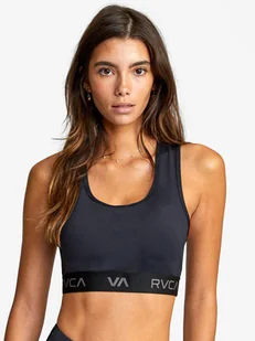 RVCA CUT OUT BRA black biustonosz bez fiszbiny - S - Biustonosze dla dziewczynek - miniaturka - grafika 1