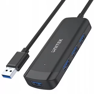 Unitek HUB USB 3.1 4x USB-A 5Gbit kabel 150cm darmowy odbiór w 22 miastach i bezpłatny zwrot Paczkomatem aż do 15 dni H1111E - Huby USB - miniaturka - grafika 1