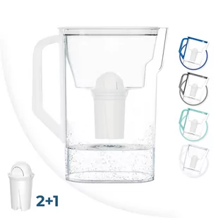 DZBANEK FILTRUJĄCY WODĘ 2,7L + 3X FILTR WESSPER - Dzbanki filtrujące - miniaturka - grafika 1
