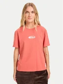 Koszulki i topy damskie - Quiksilver T-Shirt Standard EQWZT03197 Bordowy Regular Fit - miniaturka - grafika 1