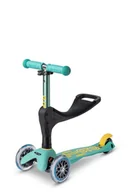 Hulajnogi - Mini Micro, hulajnoga, 3w1 Deluxe Eco, Miętowa - miniaturka - grafika 1