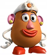 Naklejki na ścianę - Naklejka Uv Wypukła Ozdobna DTF UV Aplikacja Pani Bulwa Toy Story - miniaturka - grafika 1