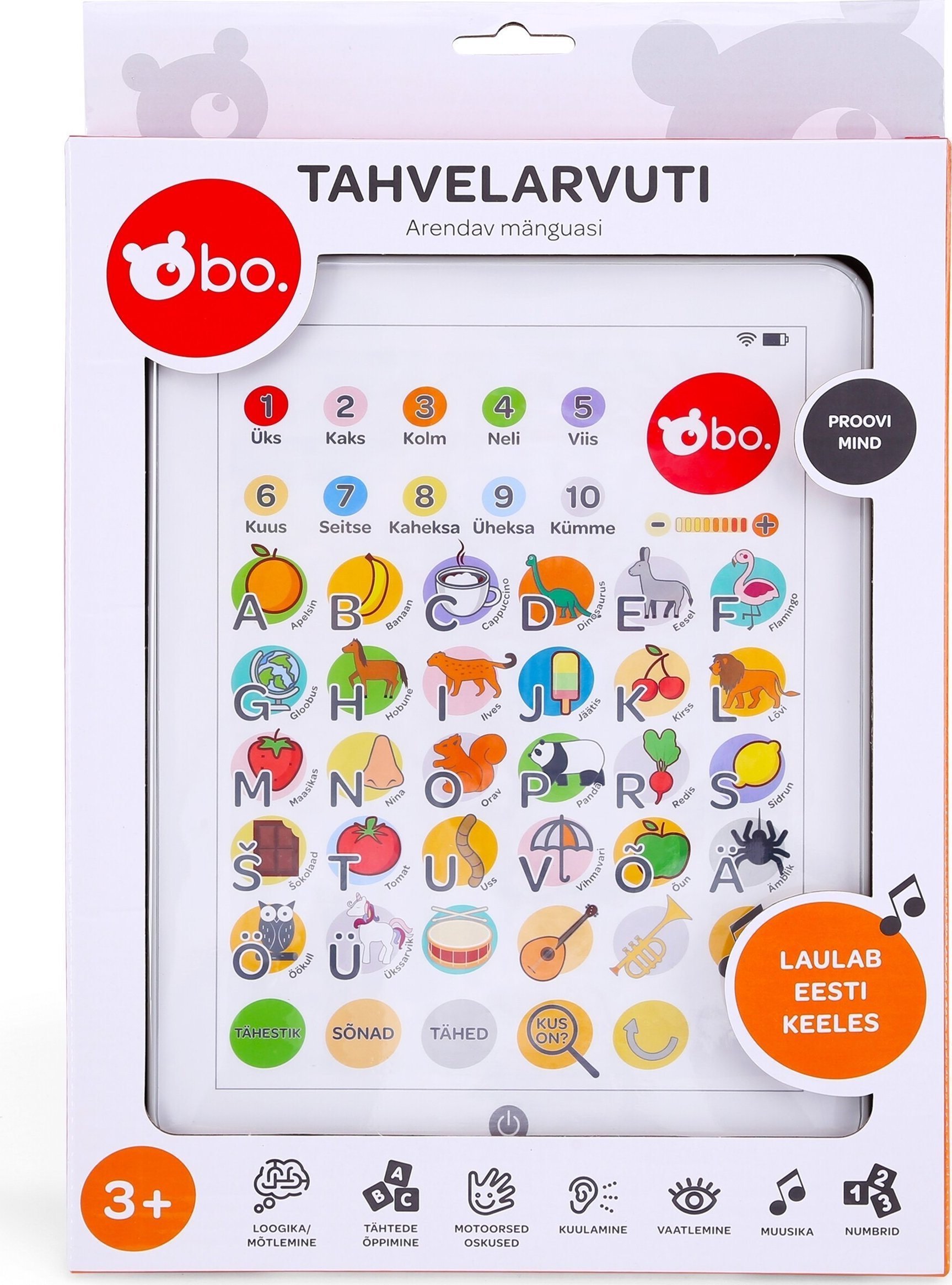 Sourcing bo. Educational Tablet, in Estonian language