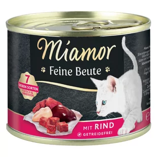 Miamor Feine Beute, 12 x 185 g - Wołowina - Mokra karma dla kotów - miniaturka - grafika 1