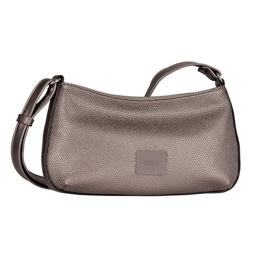 Gabor bags Elfie damska torba na ramię Crossbody Bag średnia, srebro, m