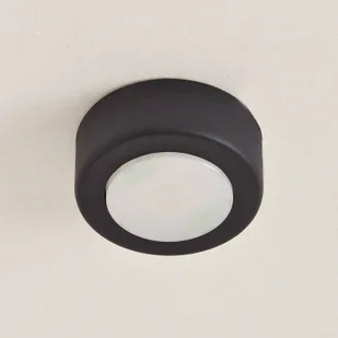 Reflektor sufitowy SPOT 53, czarny, Ø 11,5 cm, metal, GX53 53 HELAM, możliwość ściemniania, czarny, salon / jadalnia, metal - Lampy sufitowe - miniaturka - grafika 1