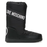 Śniegowce damskie - Śniegowce LOVE MOSCHINO JA24032G1HISA000 Czarny - miniaturka - grafika 1