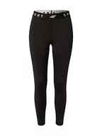 Spodnie damskie - 4F Damskie spodnie funkcyjne Spdf351 Jeans, głęboka czerń, XL, głęboka czerń, XL - miniaturka - grafika 1