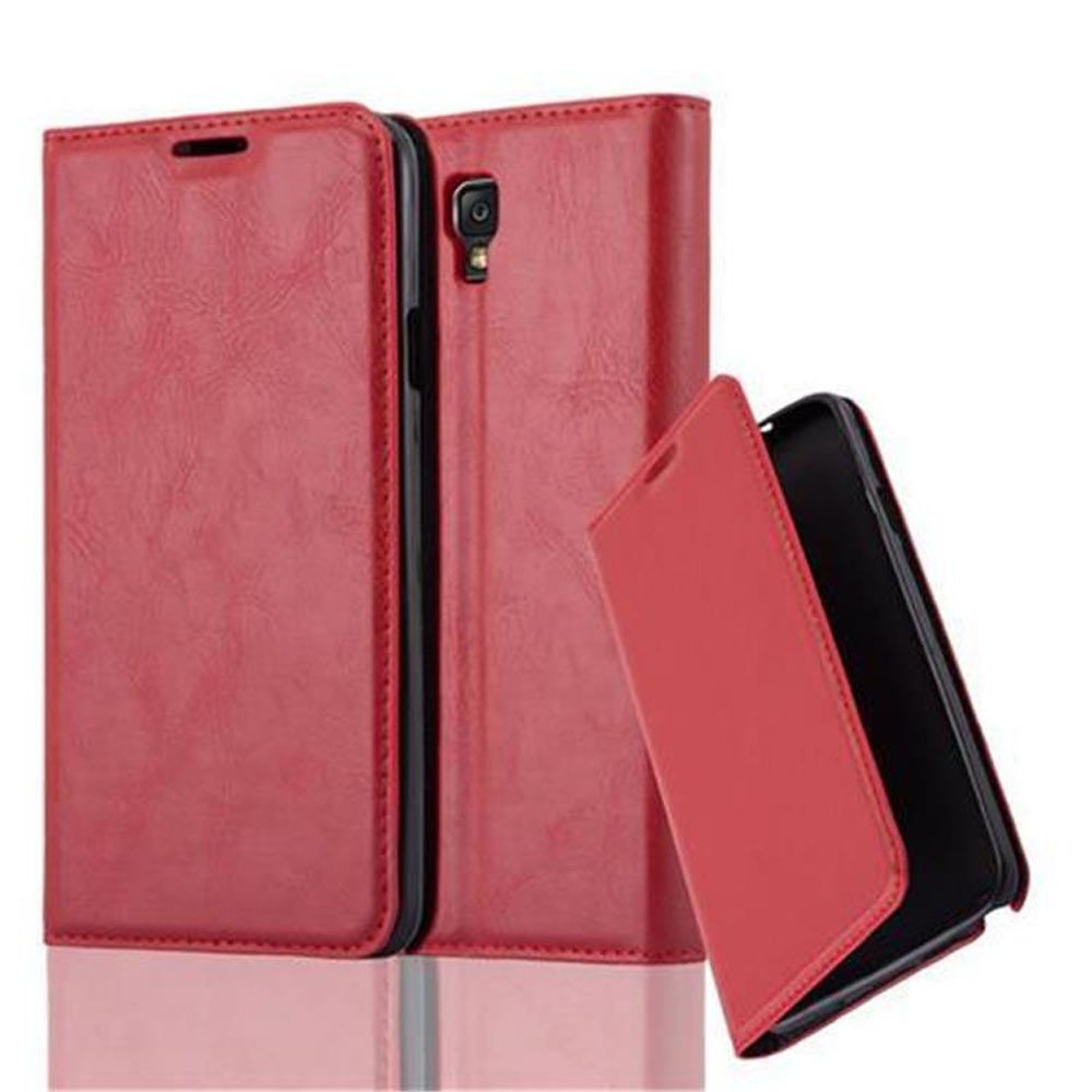 Etui ochronne Cadorabo do Samsung Galaxy NOTE 3 NEO w kolorze czerwonym etui na telefon komórkowy z magnetycznym zamknięciem