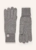 Rękawiczki - Calvin Klein Rękawiczki Z Kaszmiru grau - miniaturka - grafika 1