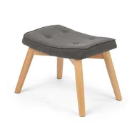 Pufy i podnóżki - Podnóżek do fotela, Norse, 52x37x38 cm, ciemnoszary - miniaturka - grafika 1