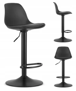 Hoker Dansk krzesło barowe obrotowe regulowane - Taborety i hokery - miniaturka - grafika 1