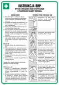 Instrukcje stanowiskowe BHP - DD017 INSTRUKCJA BHP MYCIA I ODKAŻANIA RĄK W SZPITALACH I PLACÓWKACH SŁUŻBY ZDROWIA, PN - PŁYTA PCV 1MM; (245X350MM) - miniaturka - grafika 1