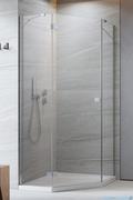 Kabiny prysznicowe - Radaway Essenza Ptj kabina pięciokątna 90x80cm lewa szkło przejrzyste 1385010-01-01L/1385053-01-01 - miniaturka - grafika 1
