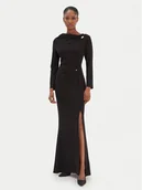 Sukienki - Rinascimento Sukienka koktajlowa CFC0126572003 Czarny Slim Fit - miniaturka - grafika 1