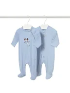 Pajacyki dla niemowląt - Mayoral Komplet pajacy 1720 Błękitny Regular Fit - miniaturka - grafika 1