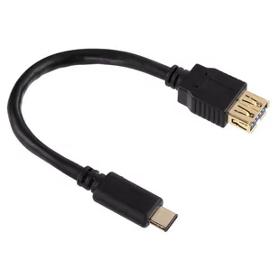 Hama Adapter USB A USB typ C Czarny Rozłóż zakup na 50 rat - Złącza, przejściówki, adaptery - miniaturka - grafika 3