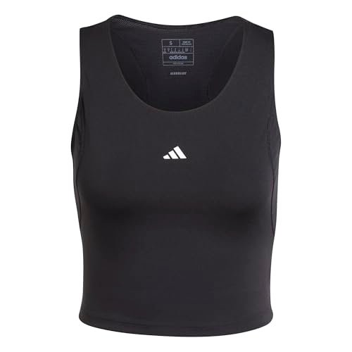 adidas Kobiety TECHFIT Cropped Training Tank Top, BLACK, XXS