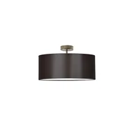 Lampy sufitowe - Brązowa lampa przysufitowa do kuchni WENECJA fi - 30 cm - miniaturka - grafika 1