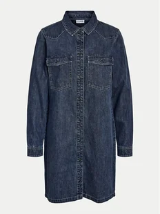 Noisy May Sukienka jeansowa New Signe 27034106 Granatowy Relaxed Fit - Sukienki - miniaturka - grafika 1