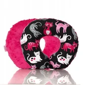 Akcesoria do fotelików - Poduszka podróżna dla dzieci rogal zagłówek folk - miniaturka - grafika 1