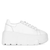 Półbuty damskie - Sneakersy Badura CASI-01W1 Biały - miniaturka - grafika 1