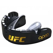 Ochraniacze do sportów walki - Opro Ochraniacz na Zęby UFC Gold GEN2 Braces Czarny/Srebrny pod Aparat Ortodontyczny - miniaturka - grafika 1