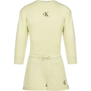 CALVIN KLEIN JEANS Komplet | Regular Fit - Dresy i komplety dla dziewczynek - miniaturka - grafika 1