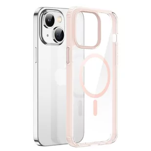 Dux Ducis Clin2 etui iPhone 14 Plus magnetyczny pokrowiec MagSafe różowe - Etui i futerały do telefonów - miniaturka - grafika 1