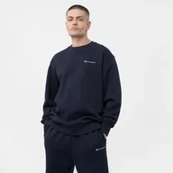 Bluzy sportowe męskie - Męska bluza dresowa nierozpinana bez kaptura CHAMPION ROCHESTER ECO FUTURE Crewneck Sweatshirt - granatowa - miniaturka - grafika 1