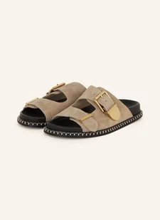 Chloé Klapki Rebecca beige - Moda i Uroda OUTLET - miniaturka - grafika 1