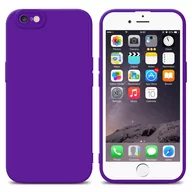 Etui i futerały do telefonów - Pokrowiec Etui Do Apple iPhone 6 / 6S w FLUID CIEMNY FIOLET TPU Silikonowe Obudowa Ochronny Case Cover Cadorabo - miniaturka - grafika 1