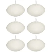 Świece - Świeczki pływające MANY 6 szt., 2,5 x 6 cm - miniaturka - grafika 1