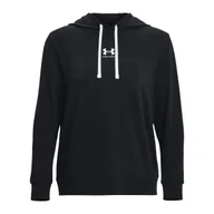 Kurtki i kamizelki sportowe damskie - Damska bluza treningowa UNDER ARMOUR Rival Terry Hoodie - miniaturka - grafika 1