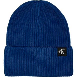 CALVIN KLEIN JEANS Czapka MONOGRAM RIB - Czapki dla dzieci - miniaturka - grafika 1