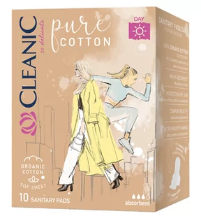 Cleanic Pure Cotton Day Podpaski 10 szt. - Podpaski - miniaturka - grafika 1