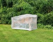 Poduszki ogrodowe - Happy People pokrowiec ochronny do ławki ogrodowe, Tranparent, 79265 79265 - miniaturka - grafika 1