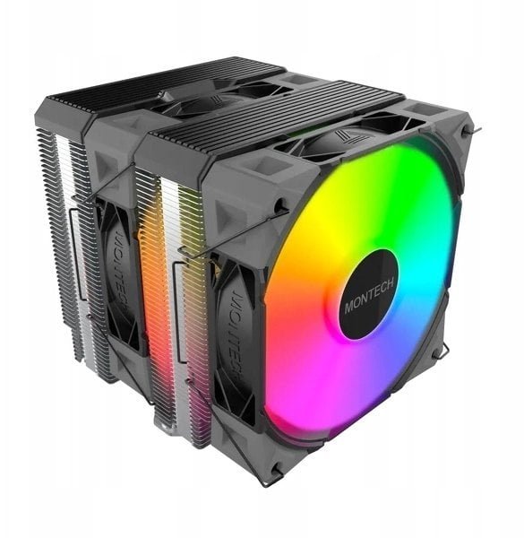 Chłodzenie CPU Montech NX600 ARGB Black, chłodzenie CPU NX600 ARGB (B)