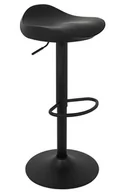 Taborety i hokery - King Home Krzesło barowe FLINT regulowane czarne KH.43026 - miniaturka - grafika 1