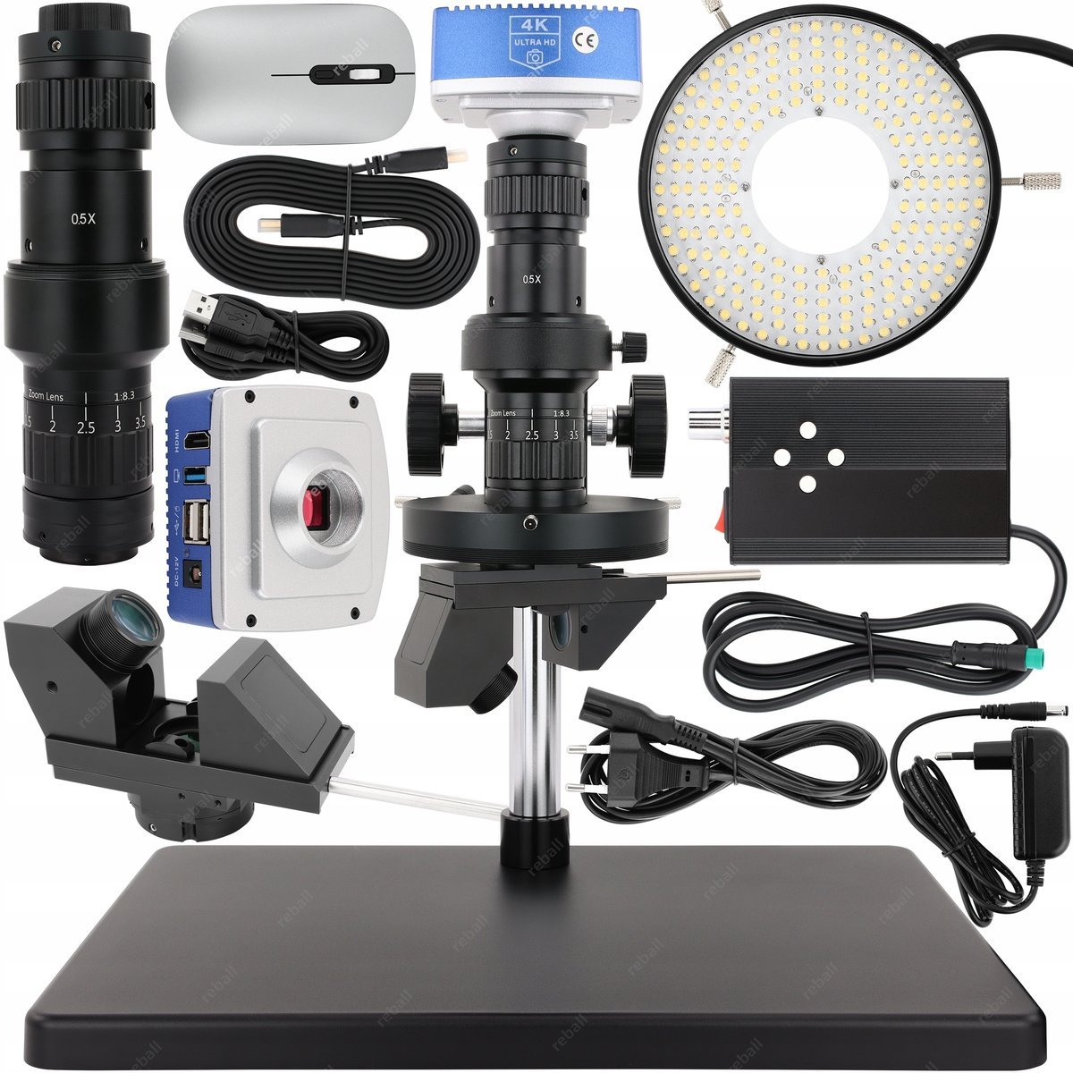 MIKROSKOP CYFROWY SZ10H PRO Z MODUŁEM 3D INSPEKCJA 360° + KAMERA 4K 30FPS