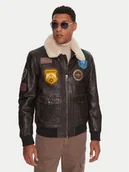 Kurtki męskie - Milestone Kurtka skórzana MSMatti 531070 60400 Czarny Regular Fit - miniaturka - grafika 1