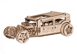 Drewniany zestaw mechaniczny Hot Rod - Modele do sklejania - miniaturka - grafika 1